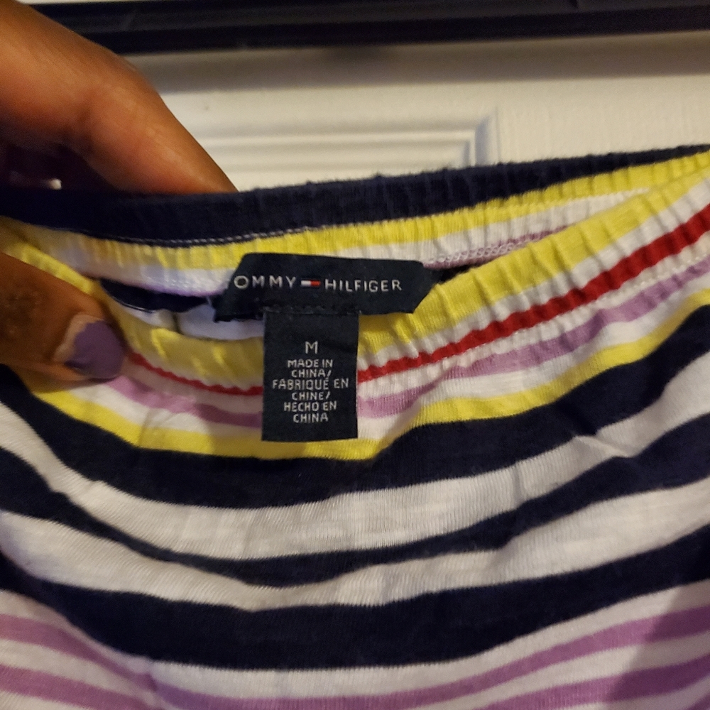 Striped halter dress